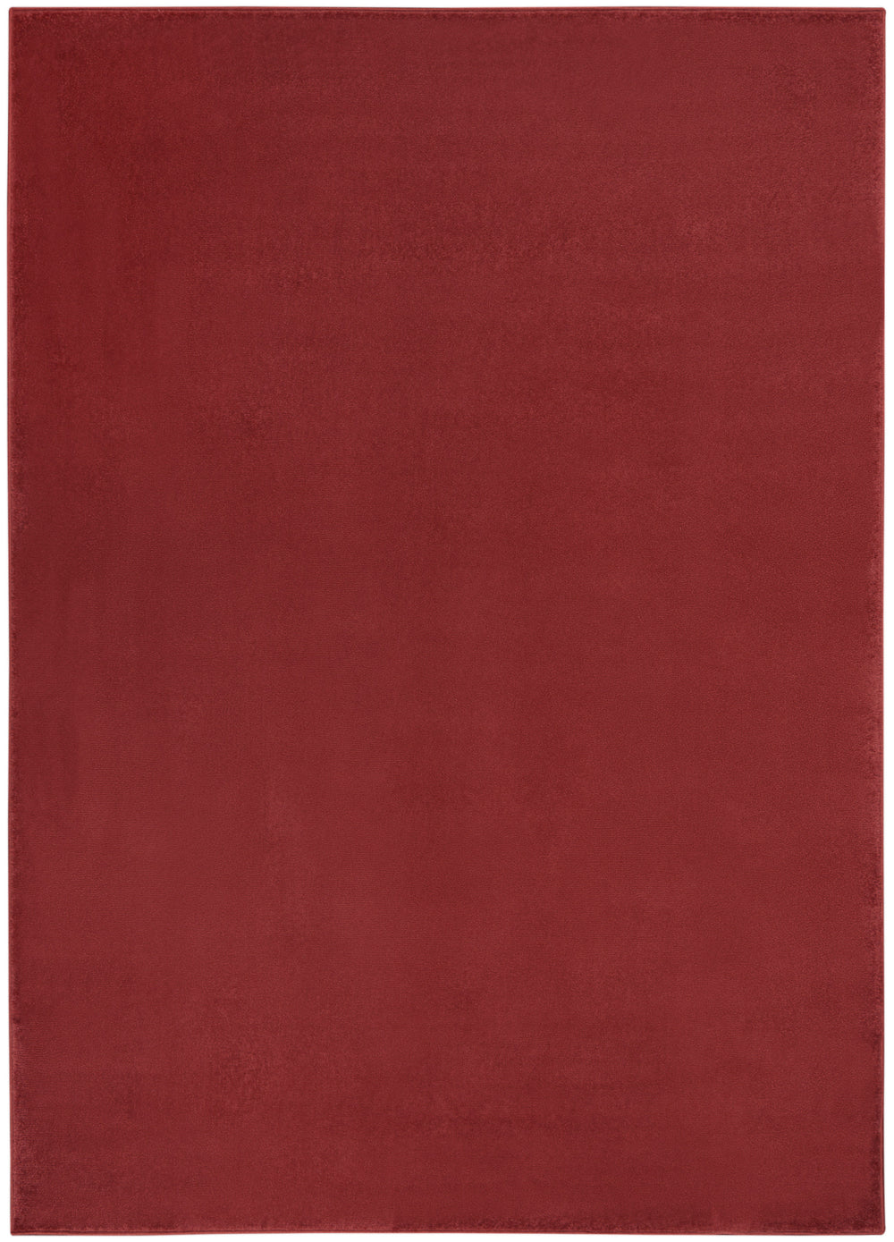 Homeroots 5' X 7' Brick Red Stain Resistant Indoor Outdoor Area Rug  Polypropylene 479479