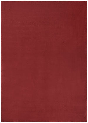 Homeroots 6' X 9' Brick Red Stain Resistant Indoor Outdoor Area Rug  Polypropylene 479480