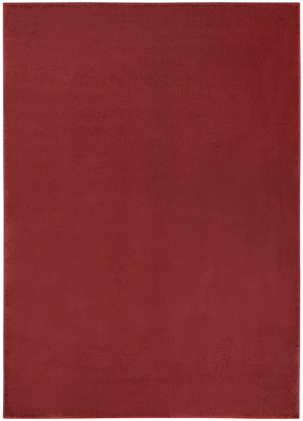 Homeroots 6' X 9' Brick Red Stain Resistant Indoor Outdoor Area Rug  Polypropylene 479480