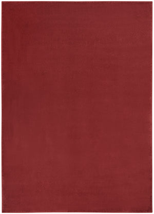 Homeroots 6' X 9' Brick Red Stain Resistant Indoor Outdoor Area Rug  Polypropylene 479480