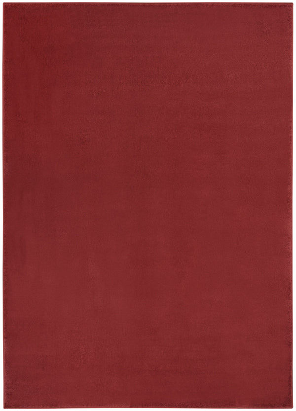 Homeroots 6' X 9' Brick Red Stain Resistant Indoor Outdoor Area Rug  Polypropylene 479480