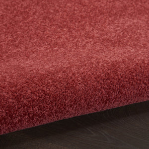 HomeRoots 6' X 9' Versatile Brick Red Stain-Resistant Area Rug for Indoor & Outdoor Spaces, Easy Care! 479480