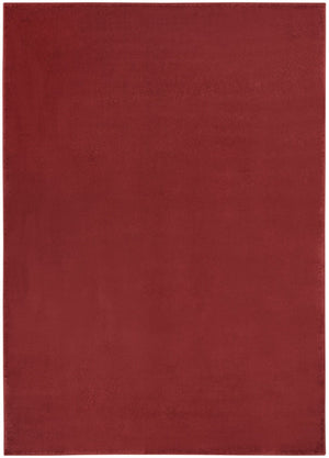 HomeRoots 6' X 9' Versatile Brick Red Stain-Resistant Area Rug for Indoor & Outdoor Spaces, Easy Care! 479480