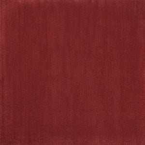 Homeroots 7' X 7' Brick Red Square Non Skid Indoor Outdoor Area Rug  Polypropylene 479481