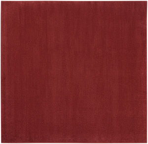 Homeroots 7' X 7' Brick Red Square Non Skid Indoor Outdoor Area Rug  Polypropylene 479481