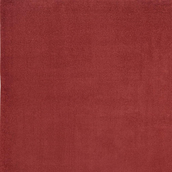 HomeRoots 9' Brick Red Square Area Rug – Durable Indoor/Outdoor Design for Stylish & Low-Maintenance Living Spaces 479485