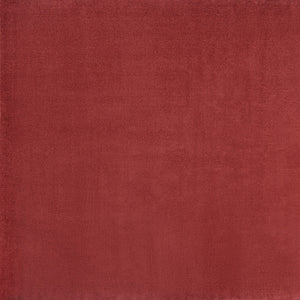 Homeroots 9' X 9' Brick Red Square Non Skid Indoor Outdoor Area Rug  Polypropylene 479485