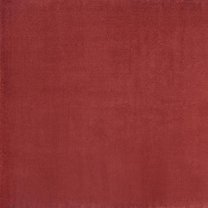 HomeRoots 9' Brick Red Square Area Rug – Durable Indoor/Outdoor Design for Stylish & Low-Maintenance Living Spaces 479485