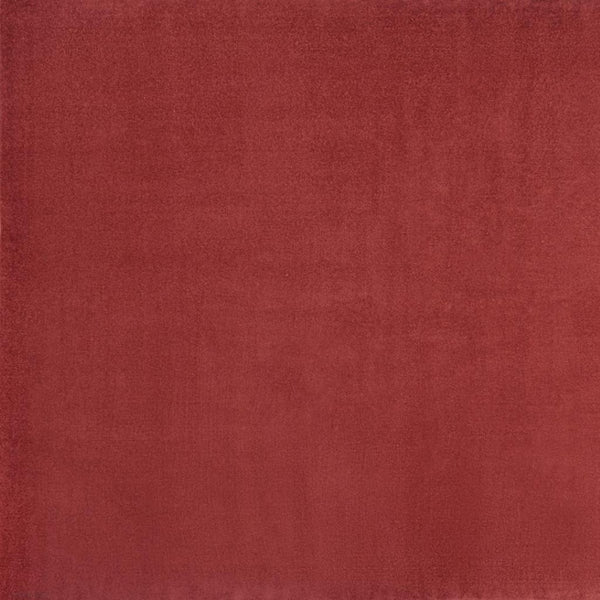 HomeRoots 9' Brick Red Square Area Rug – Durable Indoor/Outdoor Design for Stylish & Low-Maintenance Living Spaces 479485