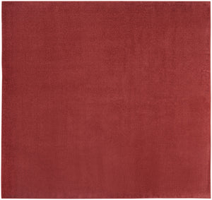 Homeroots 9' X 9' Brick Red Square Non Skid Indoor Outdoor Area Rug  Polypropylene 479485
