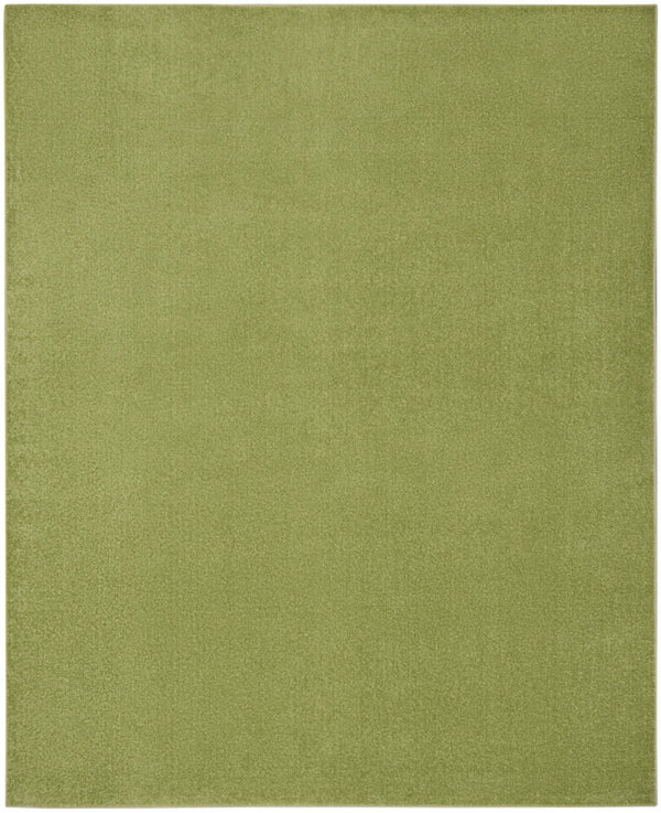 HomeRoots 10' X 14' Green Area Rug - Versatile Indoor/Outdoor Comfort, Durable Design for Every Space Style! 479487