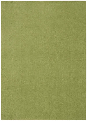 HomeRoots 6' X 9' Green Area Rug - Vibrant, Durable Indoor & Outdoor Carpet for Patios, Porches, and More! 479493