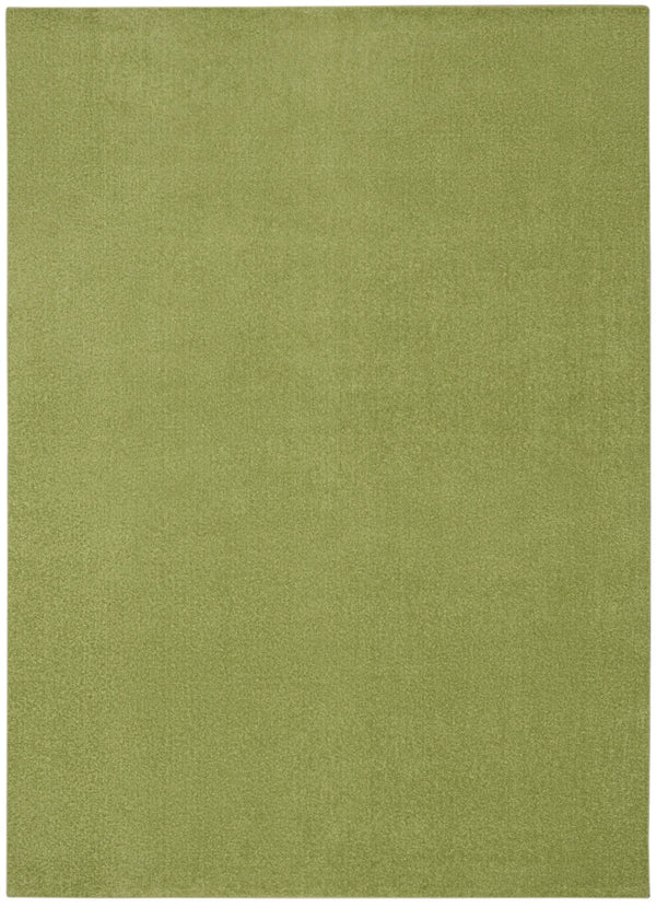 HomeRoots 6' X 9' Green Area Rug - Vibrant, Durable Indoor & Outdoor Carpet for Patios, Porches, and More! 479493
