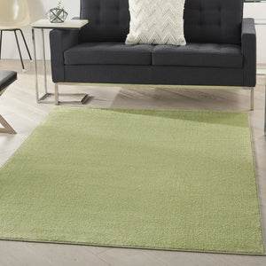 HomeRoots 6' X 9' Green Area Rug - Vibrant, Durable Indoor & Outdoor Carpet for Patios, Porches, and More! 479493