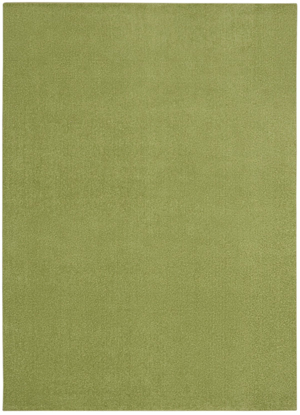 HomeRoots 6' X 9' Green Area Rug - Vibrant, Durable Indoor & Outdoor Carpet for Patios, Porches, and More! 479493