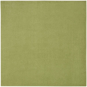 HomeRoots 7' Green Area Rug - Versatile Indoor/Outdoor Comfort for High-Traffic Spaces, Easy Maintenance & Style 479494