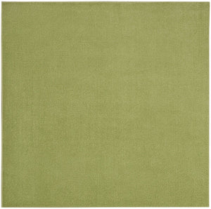 HomeRoots 7' Green Area Rug - Versatile Indoor/Outdoor Comfort for High-Traffic Spaces, Easy Maintenance & Style 479494