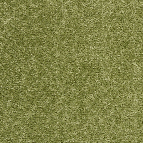 HomeRoots 8' Green Round Area Rug - Durable, Soft, Low-Pile for Indoor/Outdoor Spaces - Pet Friendly & Stylish 479496