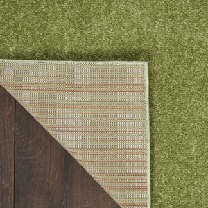 HomeRoots 8' X 10' Green Indoor Outdoor Area Rug - Durable, Pet-Friendly, Versatile Design for All Spaces 479497