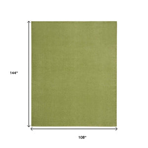 HomeRoots 9' Indoor Outdoor Area Rug - Durable, Low-Pile Green Design for Patios, Living Rooms & More! 479499
