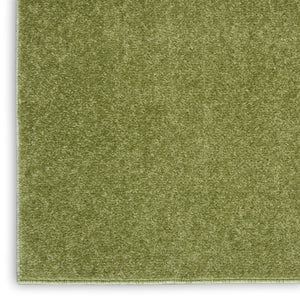 HomeRoots 9' Indoor Outdoor Area Rug - Durable, Low-Pile Green Design for Patios, Living Rooms & More! 479499