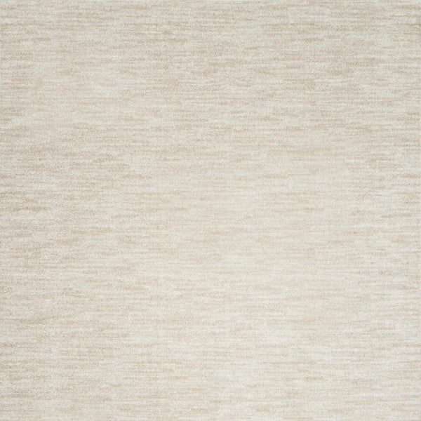 HomeRoots 10' Beige and Ivory Indoor Outdoor Area Rug - Durable, Stylish, Easy-Care for Patios & Living Rooms 479500