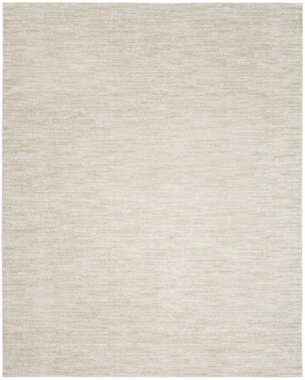 Homeroots 10' X 14' Ivory And Beige Non Skid Indoor Outdoor Area Rug  Polypropylene 479500