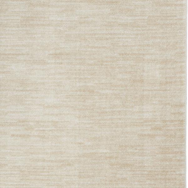 Homeroots 6' X 9' Ivory And Beige Non Skid Indoor Outdoor Area Rug  Polypropylene 479506