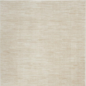 HomeRoots 6' X 9' Beige and Ivory Durable Area Rug - Stylish Indoor/Outdoor Design for High-Traffic Spaces 479506