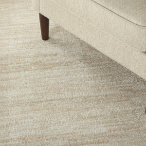 HomeRoots 6' X 9' Beige and Ivory Durable Area Rug - Stylish Indoor/Outdoor Design for High-Traffic Spaces 479506