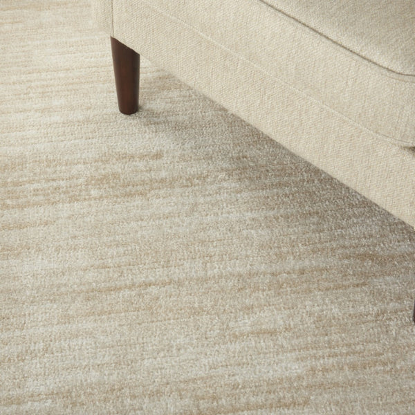 HomeRoots 6' X 9' Beige and Ivory Durable Area Rug - Stylish Indoor/Outdoor Design for High-Traffic Spaces 479506