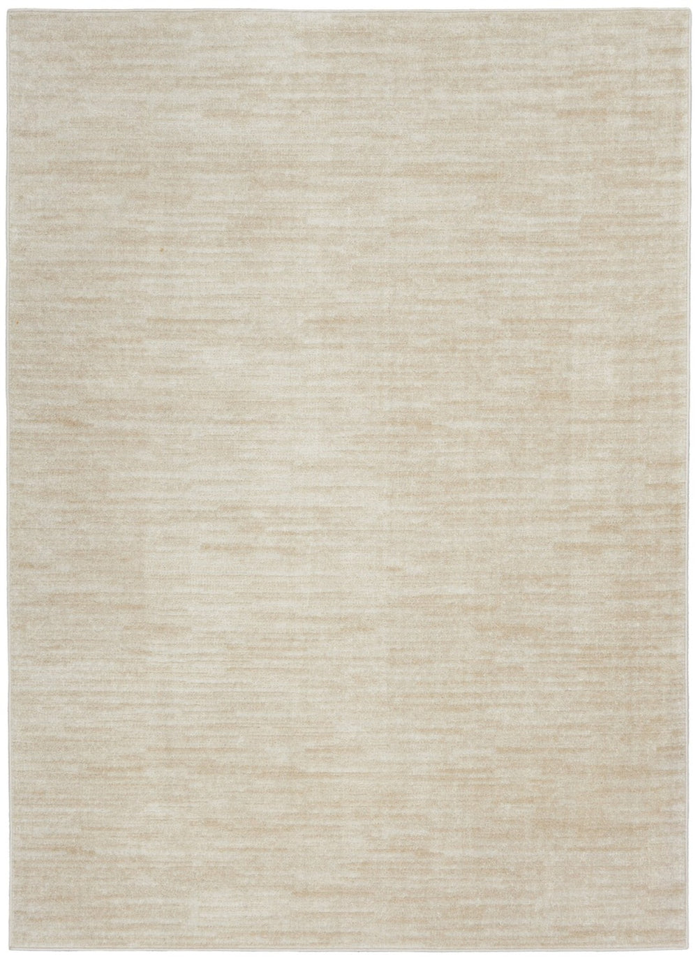 HomeRoots 6' X 9' Beige and Ivory Durable Area Rug - Stylish Indoor/Outdoor Design for High-Traffic Spaces 479506