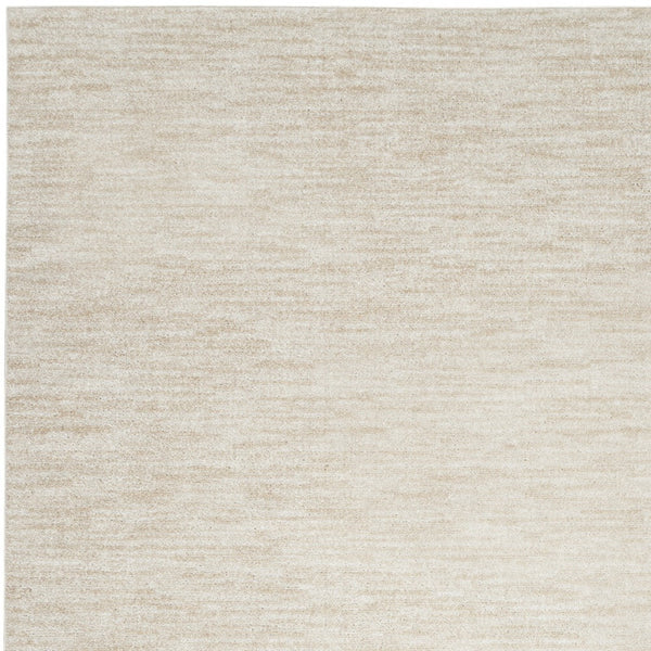 Homeroots 8' X 10' Ivory And Beige Non Skid Indoor Outdoor Area Rug  Polypropylene 479510