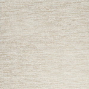 Homeroots 8' X 10' Ivory And Beige Non Skid Indoor Outdoor Area Rug  Polypropylene 479510