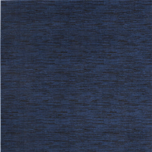 Homeroots 10' X 14' Midnight Blue Stain Resistant Indoor Outdoor Area Rug  Polypropylene 479513