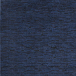 Homeroots 10' X 14' Midnight Blue Stain Resistant Indoor Outdoor Area Rug  Polypropylene 479513