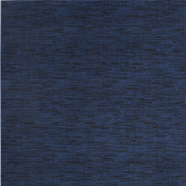 Homeroots 10' X 14' Midnight Blue Stain Resistant Indoor Outdoor Area Rug  Polypropylene 479513