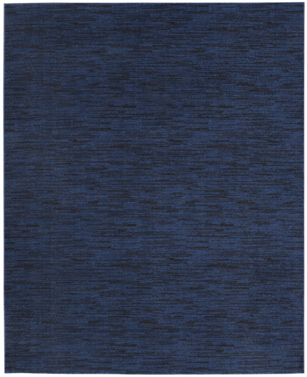 HomeRoots 10' Midnight Blue Stain-Resistant Area Rug - Durable, Stylish Indoor/Outdoor Accent for Any Space 479513