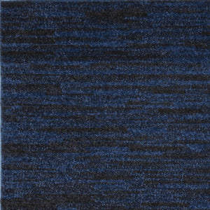 Homeroots 10' Midnight Blue Indoor Outdoor Runner Rug  Polypropylene 479515
