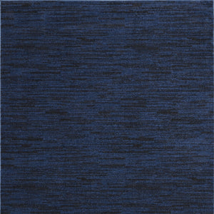 Homeroots 5' X 7' Midnight Blue Stain Resistant Indoor Outdoor Area Rug  Polypropylene 479518