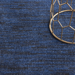 HomeRoots 6' x 9' Midnight Blue Indoor/Outdoor Area Rug – Durable, Stain-Resistant, Easy-Clean Comfort for All Spaces 479519
