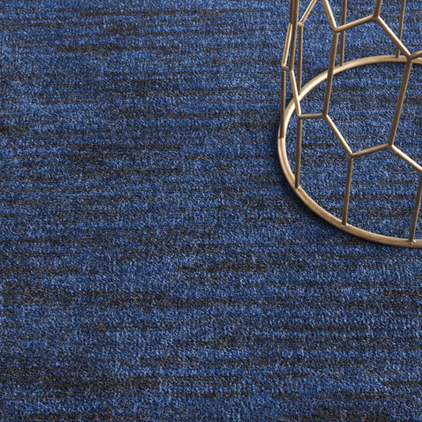 HomeRoots 6' x 9' Midnight Blue Indoor/Outdoor Area Rug – Durable, Stain-Resistant, Easy-Clean Comfort for All Spaces 479519