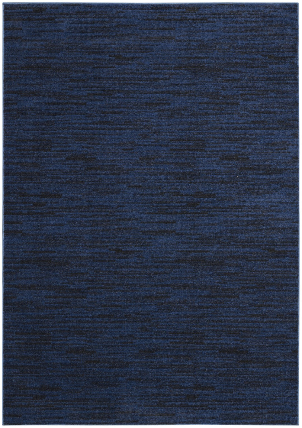 HomeRoots 6' x 9' Midnight Blue Indoor/Outdoor Area Rug – Durable, Stain-Resistant, Easy-Clean Comfort for All Spaces 479519