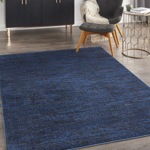 Homeroots 6' X 9' Midnight Blue Indoor Outdoor Area Rug  Polypropylene 479519
