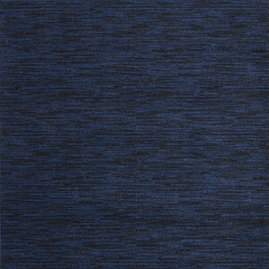 Homeroots 7' Midnight Blue Square Indoor Outdoor Area Rug  Polypropylene 479520