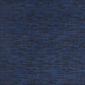 Homeroots 7' X 10' Midnight Blue Indoor Outdoor Area Rug  Polypropylene 479521