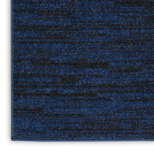 HomeRoots 8' X 10' Midnight Blue Stain-Resistant Indoor/Outdoor Rug for Stylish, High-Traffic Spaces 479523