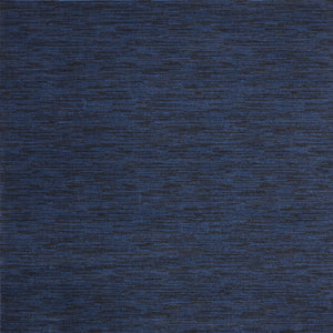 Homeroots 9' Midnight Blue Square Stain Resistant Indoor Outdoor Area Rug  Polypropylene 479524