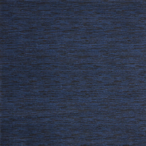 Homeroots 9' Midnight Blue Square Stain Resistant Indoor Outdoor Area Rug  Polypropylene 479524