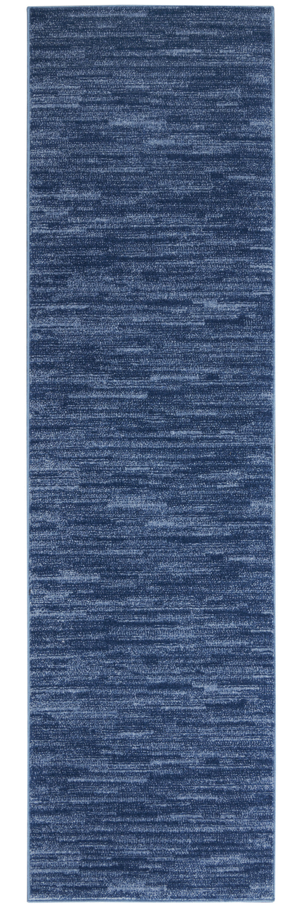 Homeroots 10' Blue Non Skid Indoor Outdoor Runner Rug  Polypropylene 479528